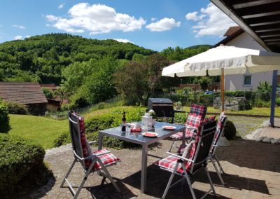 Ferienhaus Rhön - Haus Helene - Terrasse